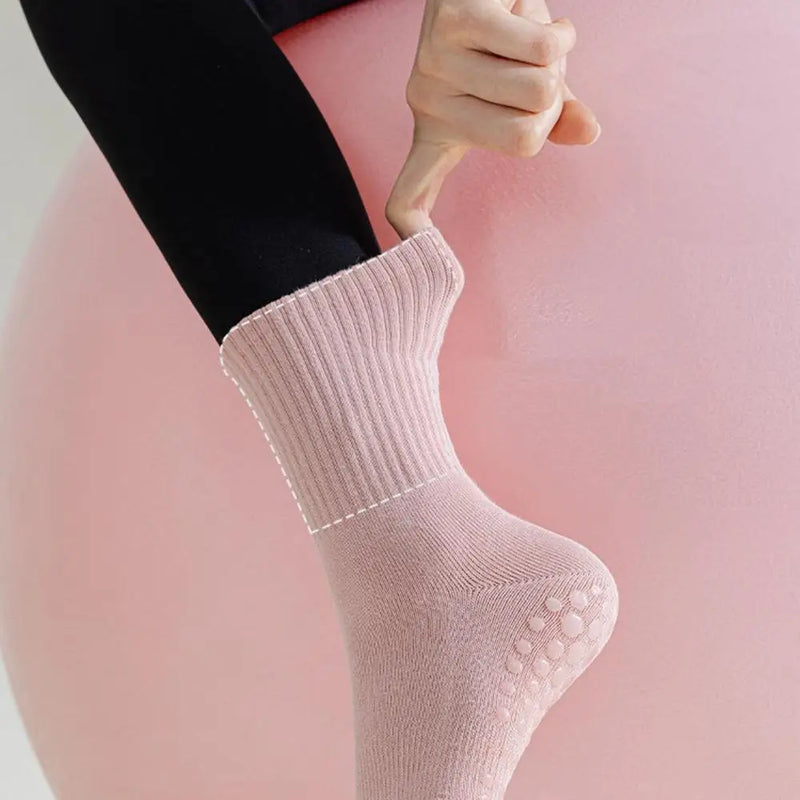 Anti Slip Yoga Pilates Socks-Mid-Calf