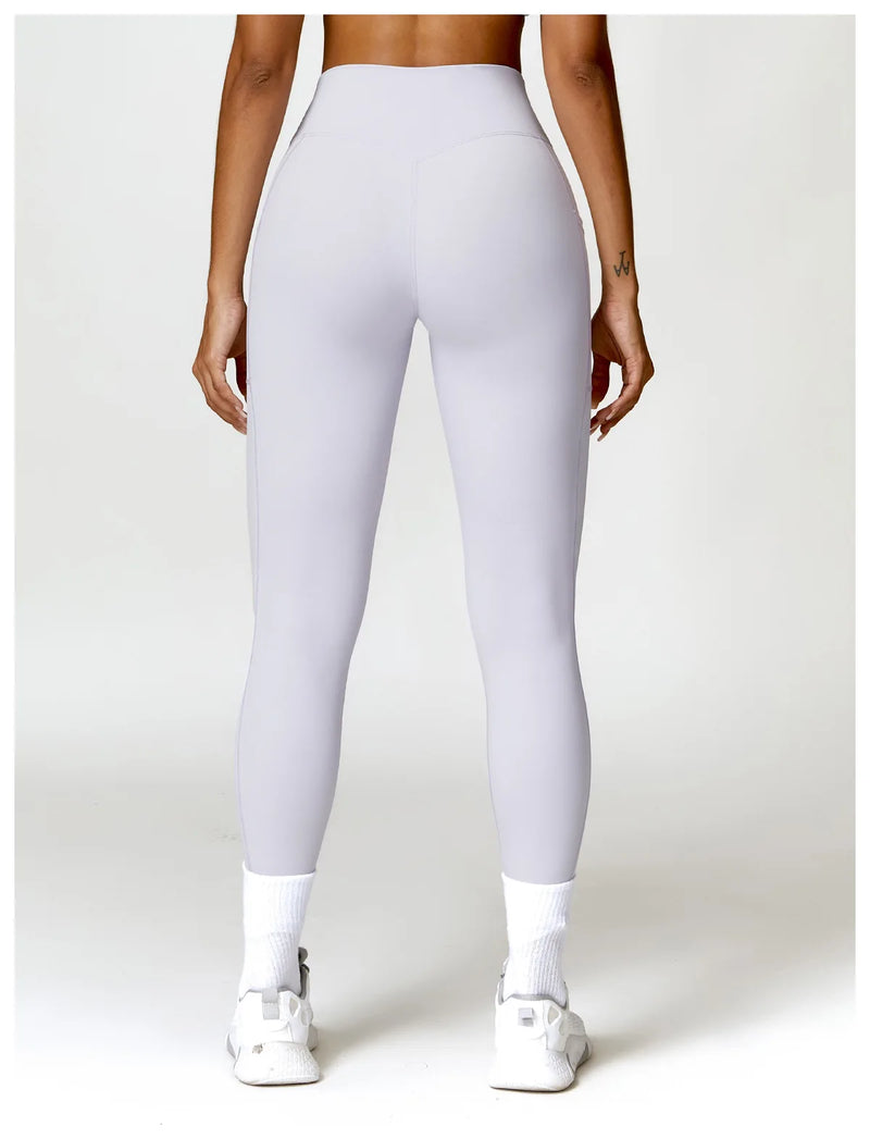 High Waist Cross Band Leggings