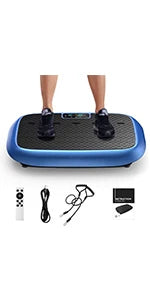 Total Body Vibration Platform  with Pilates Bar Resistance Bands