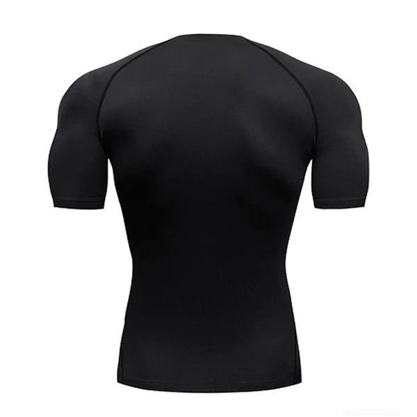 Breathable Stretch Short Sleeve Compression Top