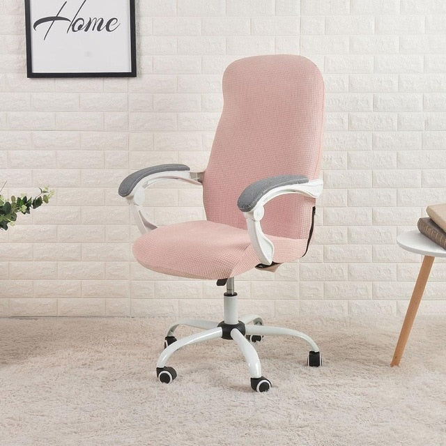 Cover for Computer Chair  Water Resistant Jacquard Office Chair Slipcover Elastic for Home Armchair 1PC  sillas de oficina
