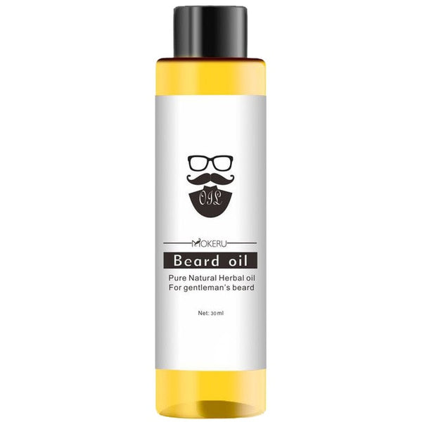 30ml Beard Oil Natural Organic Thick Anti-flaking Beard Care Oil Lasting Moisturizing Beauty Beard Growth Spray TSLM1