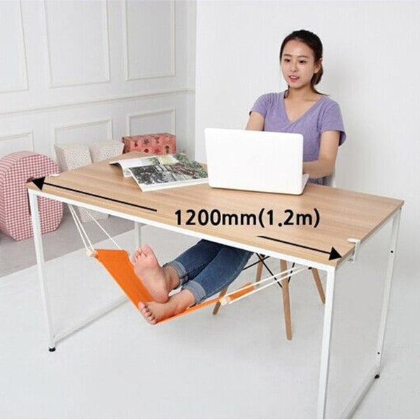 Portable Mini Office Foot Rest Stand Desk Feet Hammock Easy to Disassemble Home Study Library Comfortable Outdoor Indoor