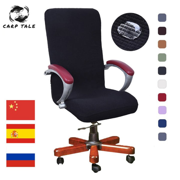 New 9 Colors Modern Spandex Computer Chair Cover 100% Polyester Elastic Fabric Office Chair Cover Easy Washable Removeable