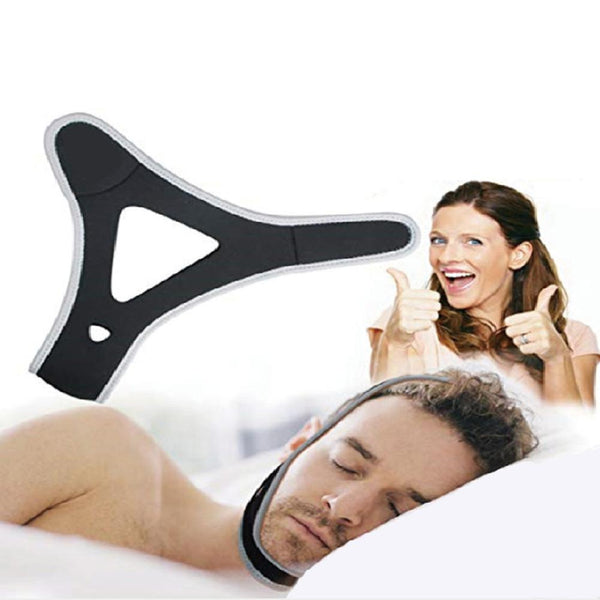 Joylife Hot Anti Snore Stop Snoring Chin Strap Apnea Jaw Belt Support Adjustable Sleep Aids