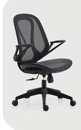 Free Ship Safe Space A Leg Room Office Room Boss Staff Ergonomic Mesh Office High-End Manager  Chair