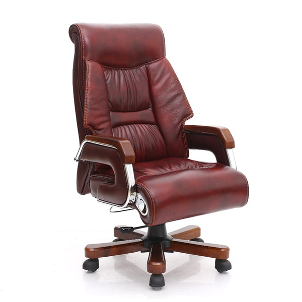 Luxury Massage Chair High-end Synthetic Leather Executive Chair Computer Home Ergonomic Lift Swivel Chair PU Office Chair Seat